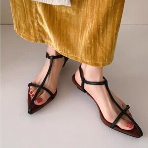 Elegant Black Strappy Sandals